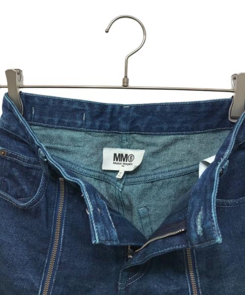 MM6 Maison Margiela（エムエムシックスメゾンマルジェラ）MM6 Maison Margiela (エムエムシックスメゾンマルジェラ) フロントジップデニムパンツ インディゴ サイズ:36の古着・服飾アイテム