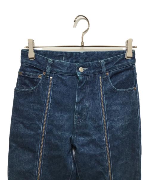 MM6 Maison Margiela（エムエムシックスメゾンマルジェラ）MM6 Maison Margiela (エムエムシックスメゾンマルジェラ) フロントジップデニムパンツ インディゴ サイズ:36の古着・服飾アイテム