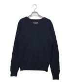 Maison Margielaメゾンマルジェラ）の古着「Casual Wool Knit(カジュアルウールニット)　S50HA0730 S16017　17AW」｜ネイビー