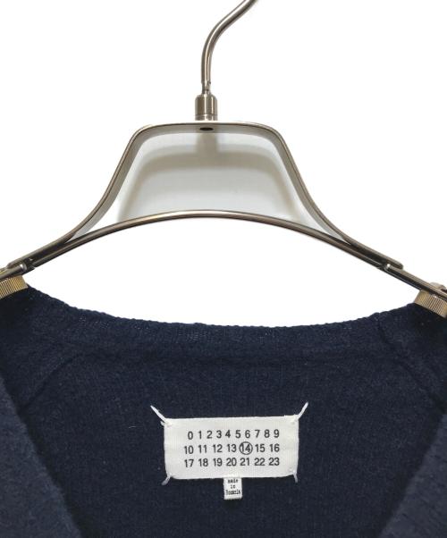 Maison Margiela（メゾンマルジェラ）Maison Margiela (メゾンマルジェラ) Casual Wool Knit(カジュアルウールニット)　S50HA0730 S16017　17AW ネイビー サイズ:Mの古着・服飾アイテム