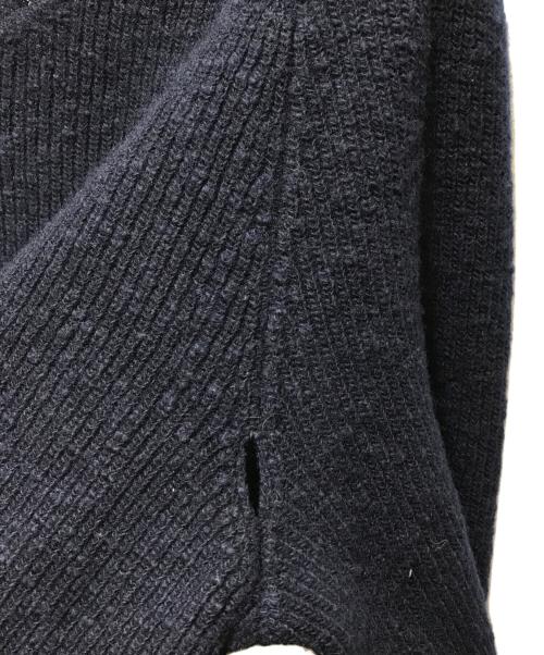 Maison Margiela（メゾンマルジェラ）Maison Margiela (メゾンマルジェラ) Casual Wool Knit(カジュアルウールニット)　S50HA0730 S16017　17AW ネイビー サイズ:Mの古着・服飾アイテム