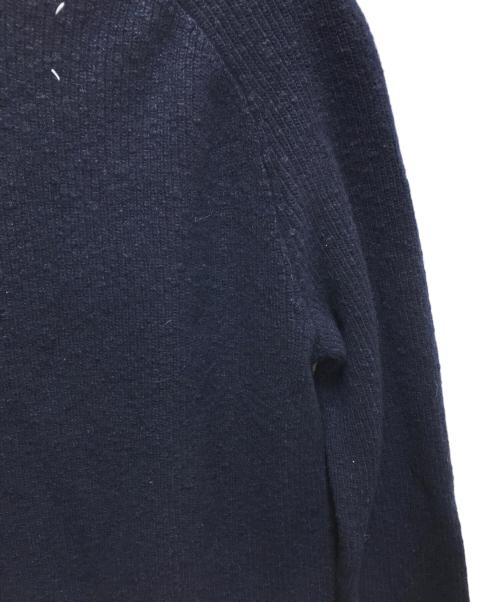 Maison Margiela（メゾンマルジェラ）Maison Margiela (メゾンマルジェラ) Casual Wool Knit(カジュアルウールニット)　S50HA0730 S16017　17AW ネイビー サイズ:Mの古着・服飾アイテム