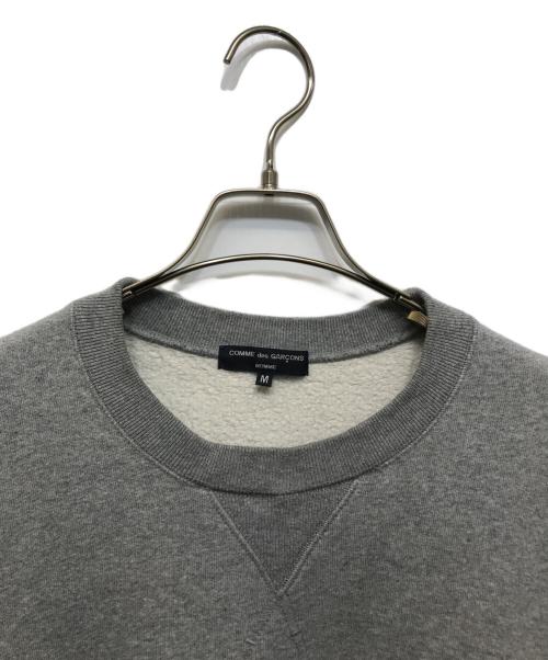 COMME des GARCONS HOMME（コムデギャルソン オム）COMME des GARCONS HOMME (コムデギャルソン オム) フラップポケットスウェットトレーナー グレー サイズ:Mの古着・服飾アイテム