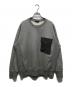 COMME des GARCONS HOMME（コムデギャルソン オム）の古着「フラップポケットスウェットトレーナー」｜グレー