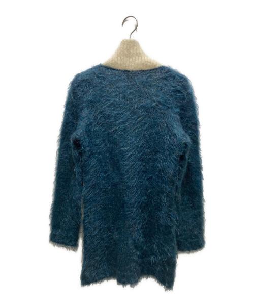 UNDERCOVER（アンダーカバー）UNDERCOVER (アンダーカバー) モヘヤバイカラーワンピース グリーン サイズ:Sの古着・服飾アイテム