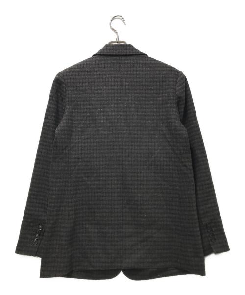 YANUK（ヤヌーク）YANUK (ヤヌーク) チェックテーラードジャケット　 25年モデル ブラウン サイズ:Mの古着・服飾アイテム