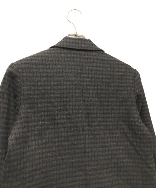 YANUK（ヤヌーク）YANUK (ヤヌーク) チェックテーラードジャケット　 25年モデル ブラウン サイズ:Mの古着・服飾アイテム