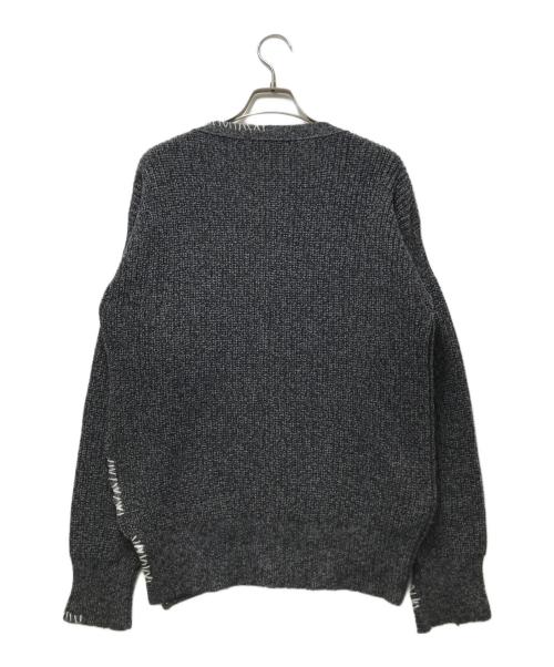 MARNI（マルニ）MARNI (マルニ) ステッチVネックカーディガン グレー サイズ:40の古着・服飾アイテム