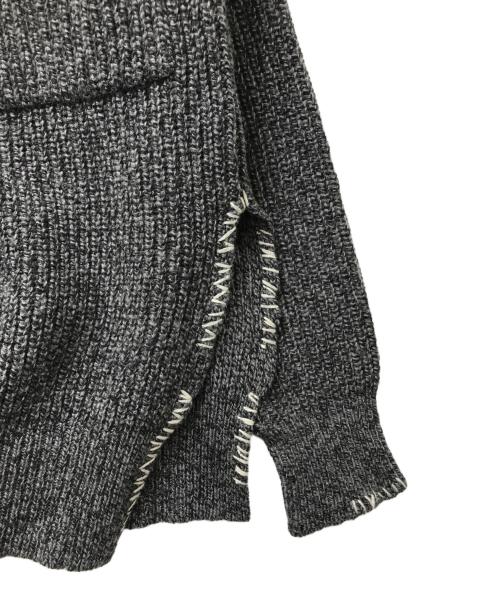 MARNI（マルニ）MARNI (マルニ) ステッチVネックカーディガン グレー サイズ:40の古着・服飾アイテム