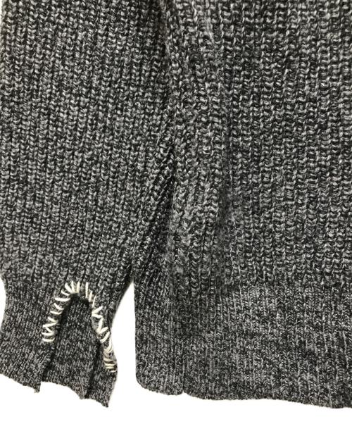 MARNI（マルニ）MARNI (マルニ) ステッチVネックカーディガン グレー サイズ:40の古着・服飾アイテム