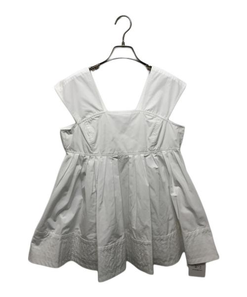 OHGA（オオガ）OHGA (オオガ) EMPIRE TOPS ホワイト サイズ:F 未使用品の古着・服飾アイテム