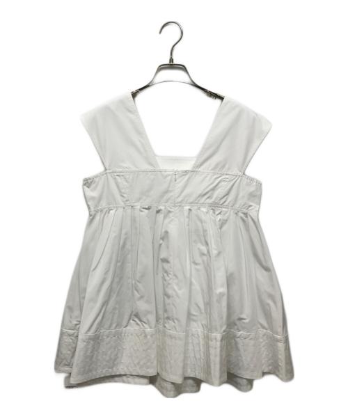 OHGA（オオガ）OHGA (オオガ) EMPIRE TOPS ホワイト サイズ:F 未使用品の古着・服飾アイテム