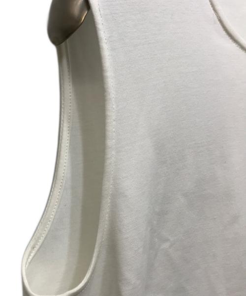 Heve（ヘイヴ）Heve (ヘイヴ) オーガンジーフリルトップス ホワイト サイズ:Fの古着・服飾アイテム