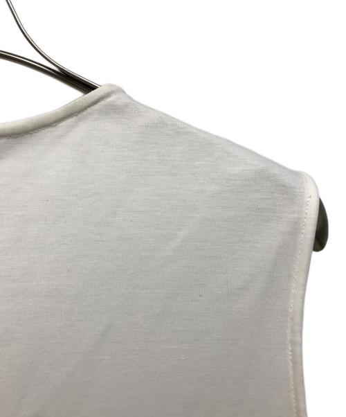 Heve（ヘイヴ）Heve (ヘイヴ) オーガンジーフリルトップス ホワイト サイズ:Fの古着・服飾アイテム
