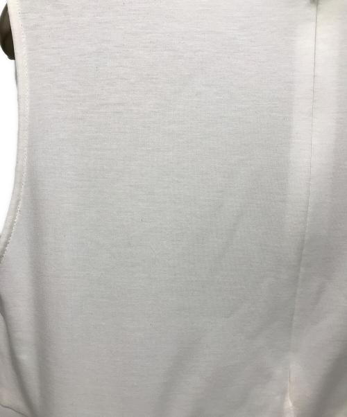 Heve（ヘイヴ）Heve (ヘイヴ) オーガンジーフリルトップス ホワイト サイズ:Fの古着・服飾アイテム