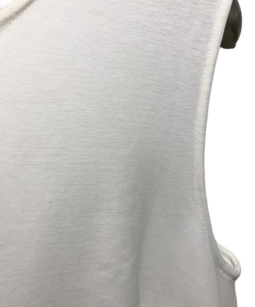 Heve（ヘイヴ）Heve (ヘイヴ) オーガンジーフリルトップス ホワイト サイズ:Fの古着・服飾アイテム