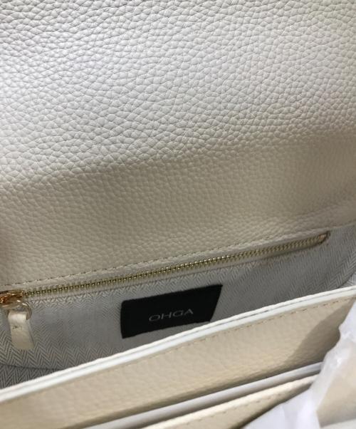 OHGA（オオガ）OHGA (オオガ) フラップ式ショルダーバッグ ベージュ 未使用品の古着・服飾アイテム