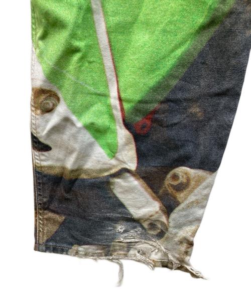 stussy（ステューシー）stussy (ステューシー) WORK PANT CANVAS BAJA PRINT ベージュ サイズ:32の古着・服飾アイテム