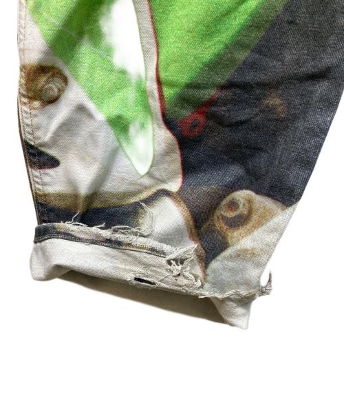 stussy（ステューシー）stussy (ステューシー) WORK PANT CANVAS BAJA PRINT ベージュ サイズ:32の古着・服飾アイテム