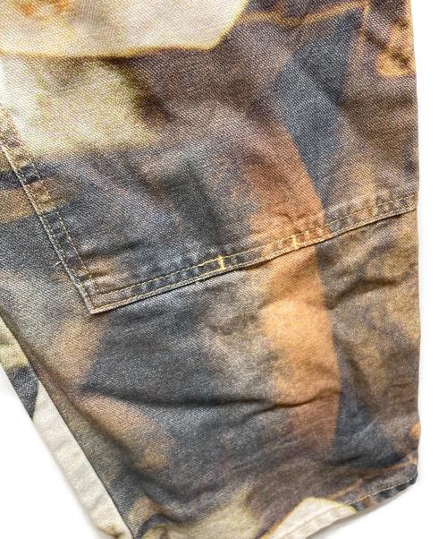 stussy（ステューシー）stussy (ステューシー) WORK PANT CANVAS BAJA PRINT ベージュ サイズ:32の古着・服飾アイテム