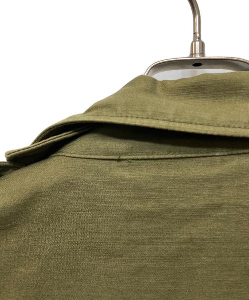 HYKE（ハイク）HYKE (ハイク) オーバーサイズミリタリーコート カーキ サイズ:2の古着・服飾アイテム
