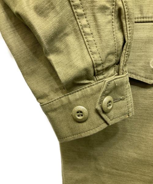 HYKE（ハイク）HYKE (ハイク) オーバーサイズミリタリーコート カーキ サイズ:2の古着・服飾アイテム