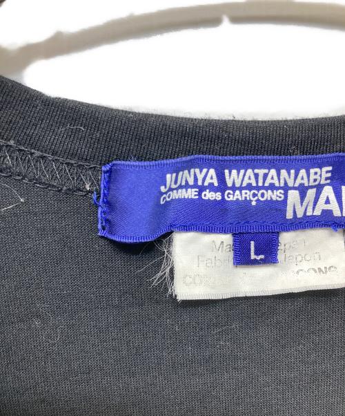 COMME des GARCONS JUNYA WATANABE MAN（コム デ ギャルソン ジュンヤ ワタナベ マン）COMME des GARCONS JUNYA WATANABE MAN (コム デ ギャルソン ジュンヤ ワタナベ マン) スタッズパッチワークTシャツ ブラック サイズ:Lの古着・服飾アイテム