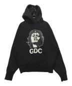 GDC×Hysteric Glamourジーディーシー×ヒステリックグラマー）の古着「REBEL GIRL HOODIE （レヴェルガールフーディー） GD0202」｜ブラック