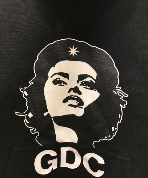GDC（ジーディーシー）GDC (ジーディーシー) Hysteric Glamour (ヒステリックグラマー) REBEL GIRL HOODIE （レヴェルガールフーディー） GD0202 ブラック サイズ:XLの古着・服飾アイテム