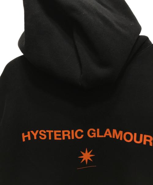 GDC（ジーディーシー）GDC (ジーディーシー) Hysteric Glamour (ヒステリックグラマー) REBEL GIRL HOODIE （レヴェルガールフーディー） GD0202 ブラック サイズ:XLの古着・服飾アイテム