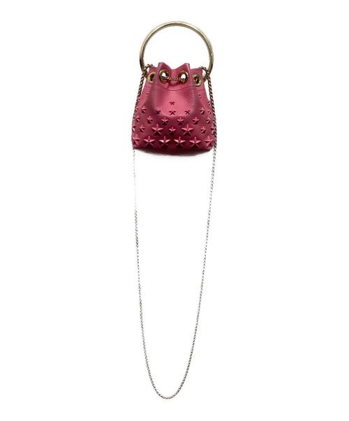 JIMMY CHOO（ジミーチュウ）JIMMY CHOO (ジミーチュウ) MICRO BON BON ピンクの古着・服飾アイテム