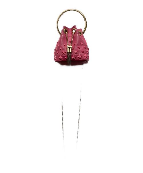 JIMMY CHOO（ジミーチュウ）JIMMY CHOO (ジミーチュウ) MICRO BON BON ピンクの古着・服飾アイテム