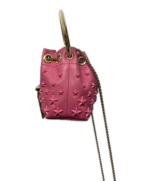 JIMMY CHOO（ジミーチュウ）JIMMY CHOO (ジミーチュウ) MICRO BON BON ピンクの古着・服飾アイテム