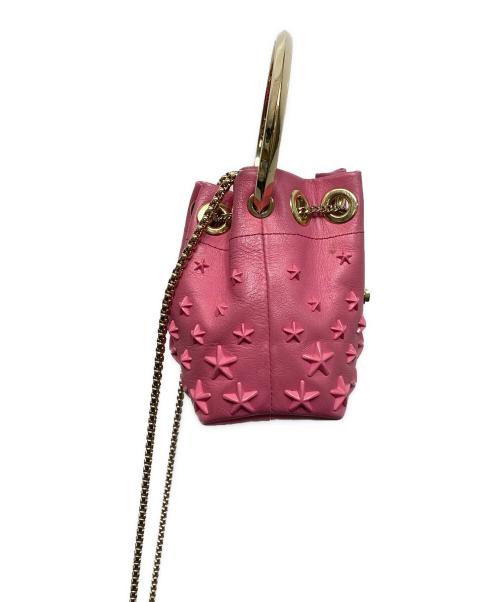 JIMMY CHOO（ジミーチュウ）JIMMY CHOO (ジミーチュウ) MICRO BON BON ピンクの古着・服飾アイテム