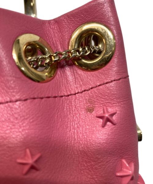 JIMMY CHOO（ジミーチュウ）JIMMY CHOO (ジミーチュウ) MICRO BON BON ピンクの古着・服飾アイテム