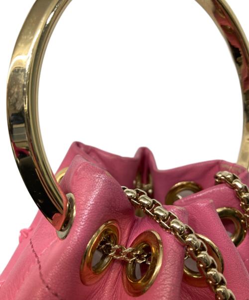 JIMMY CHOO（ジミーチュウ）JIMMY CHOO (ジミーチュウ) MICRO BON BON ピンクの古着・服飾アイテム