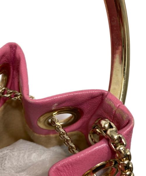 JIMMY CHOO（ジミーチュウ）JIMMY CHOO (ジミーチュウ) MICRO BON BON ピンクの古着・服飾アイテム