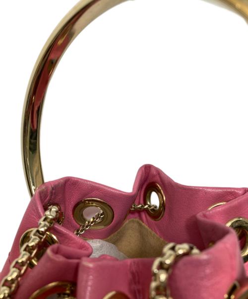 JIMMY CHOO（ジミーチュウ）JIMMY CHOO (ジミーチュウ) MICRO BON BON ピンクの古着・服飾アイテム