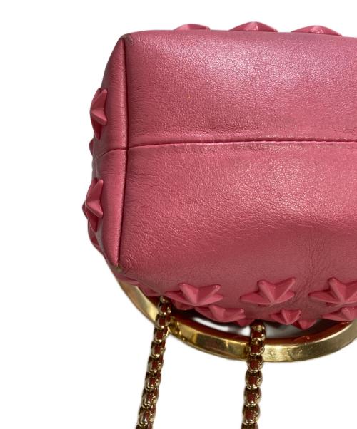 JIMMY CHOO（ジミーチュウ）JIMMY CHOO (ジミーチュウ) MICRO BON BON ピンクの古着・服飾アイテム