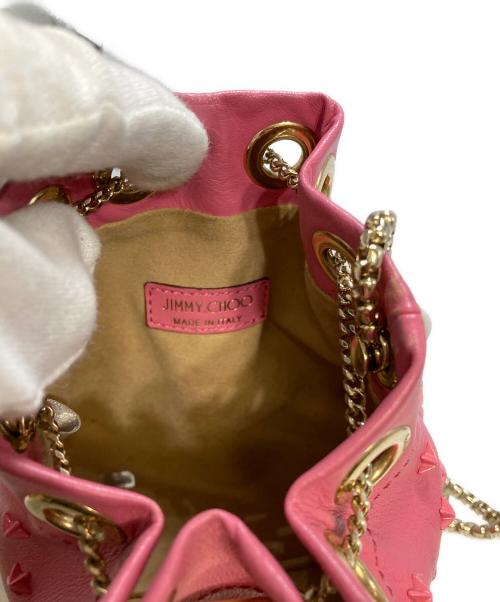 JIMMY CHOO（ジミーチュウ）JIMMY CHOO (ジミーチュウ) MICRO BON BON ピンクの古着・服飾アイテム