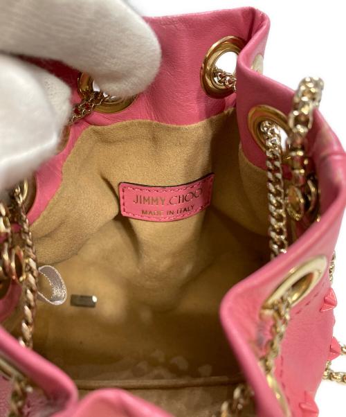 JIMMY CHOO（ジミーチュウ）JIMMY CHOO (ジミーチュウ) MICRO BON BON ピンクの古着・服飾アイテム