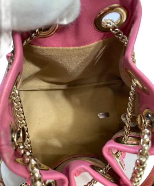 JIMMY CHOO（ジミーチュウ）JIMMY CHOO (ジミーチュウ) MICRO BON BON ピンクの古着・服飾アイテム