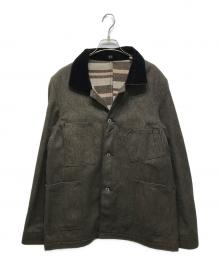 T.T（タイガ タカハシ）の古着「Blanket Lining Coverall」｜グレー