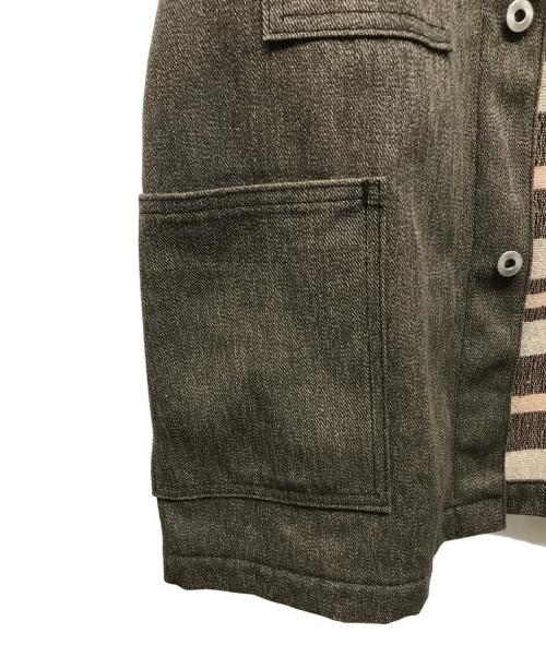 T.T（タイガ タカハシ）T.T (タイガ タカハシ) Blanket Lining Coverall グレー サイズ:38の古着・服飾アイテム