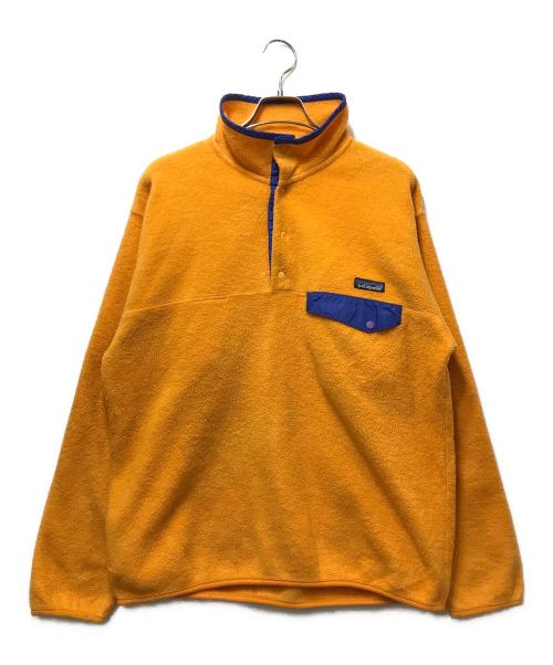 Patagonia（パタゴニア）Patagonia (パタゴニア) シンチラスナップT S  99年製 メキシコ製 マンゴー イエロー サイズ:Mの古着・服飾アイテム