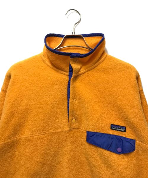 Patagonia（パタゴニア）Patagonia (パタゴニア) シンチラスナップT S  99年製 メキシコ製 マンゴー イエロー サイズ:Mの古着・服飾アイテム