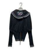 Vivienne Westwood RED LABELヴィヴィアンウエストウッドレッドレーベル）の古着「スウェットリブ切替スタジャン」｜ブラック