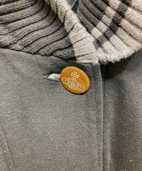 Vivienne Westwood RED LABEL（ヴィヴィアンウエストウッドレッドレーベル）Vivienne Westwood RED LABEL (ヴィヴィアンウエストウッドレッドレーベル) スウェットリブ切替スタジャン ブラック サイズ:Mの古着・服飾アイテム