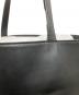 中古・古着 JIL SANDER NAVY (ジルサンダー ネイビー) レザートートバッグ ブラック：18000円