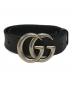 GUCCI（グッチ）の古着「ダブルGベルト」｜ブラック